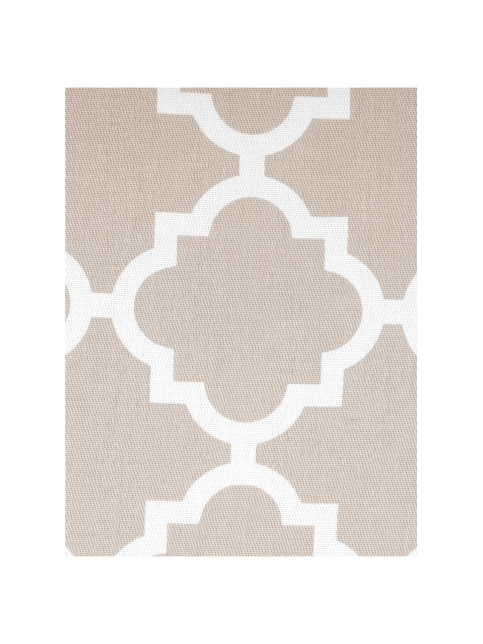 Povlak na polštář s grafickým vzorem Lana, 100% bavlna, Béžová, Š 45 cm, D 45 cm