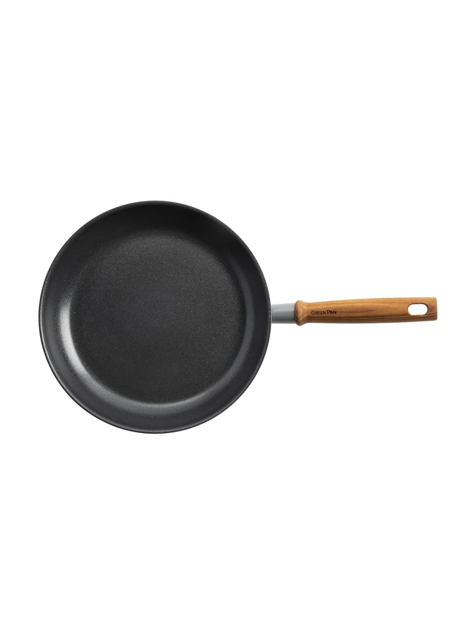 Batería de cocina antiadherente Mayflower Pro, 8 pzas., Gris oscuro, madera de fresno, Set de diferentes tamaños