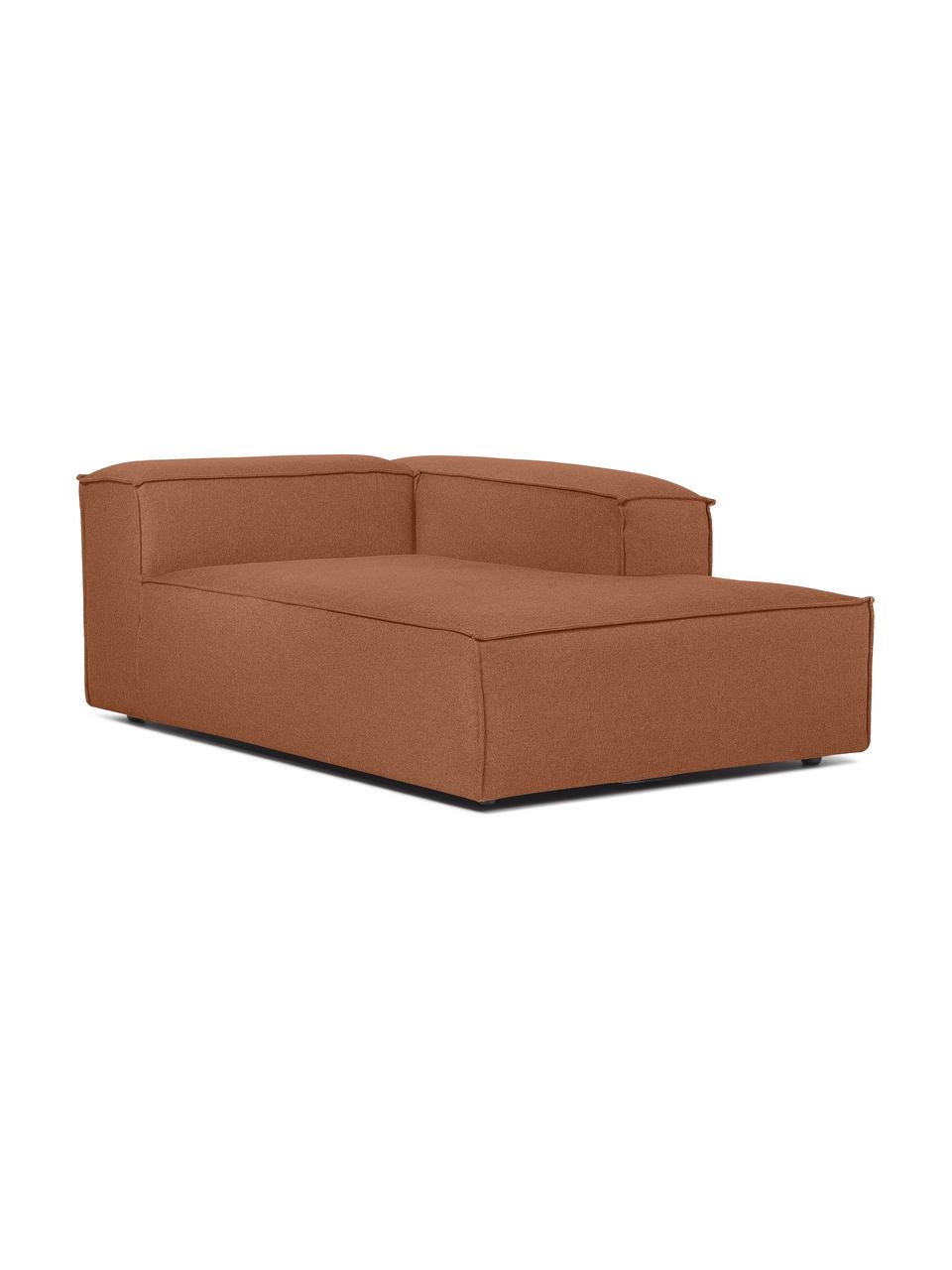 Modulo angolare Lennon, Rivestimento: 100% poliestere Con 115.0, Struttura: legno di pino massiccio, , Piedini: plastica, Tessuto color torrone, Larg. 119 x Prof. 180 cm, chaise-longue a sinistra
