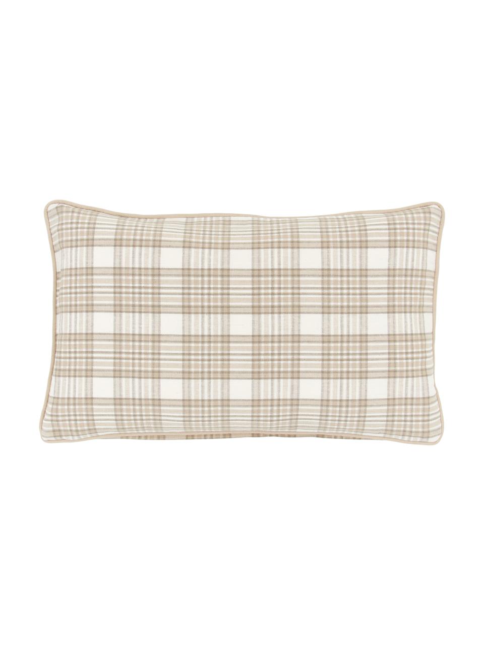 Poszewka na poduszkę z lamówką Stirling, 100% bawełna, Beżowy, S 30 x D 50 cm