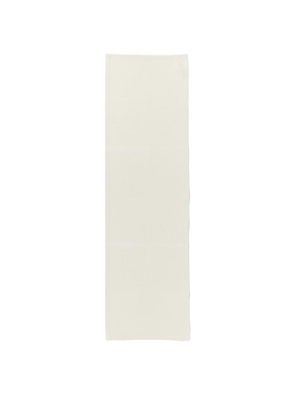 Chemin de table tissu gaufré beige Kubo, Beige