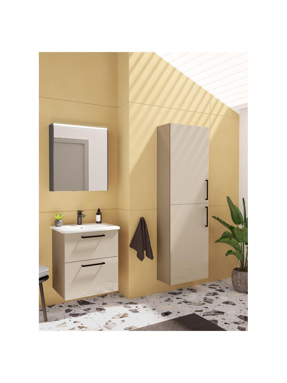 Mueble de baño alto Orna, Greige, An 42 x Al 180 cm