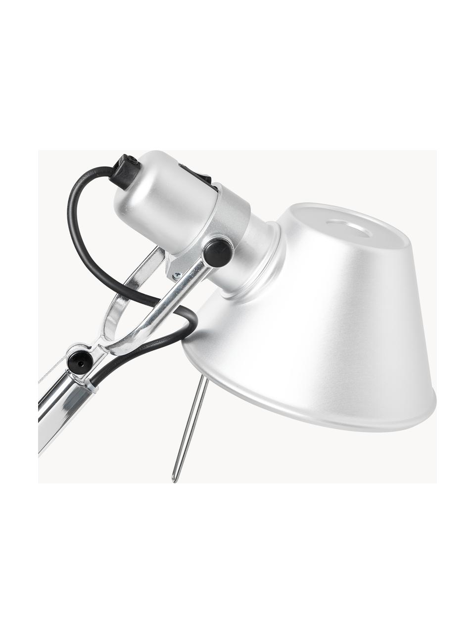 Lampa podłogowa Tolomeo Lettura, Stelaż: aluminium, stal powlekana, Odcienie srebrnego, W 167 cm