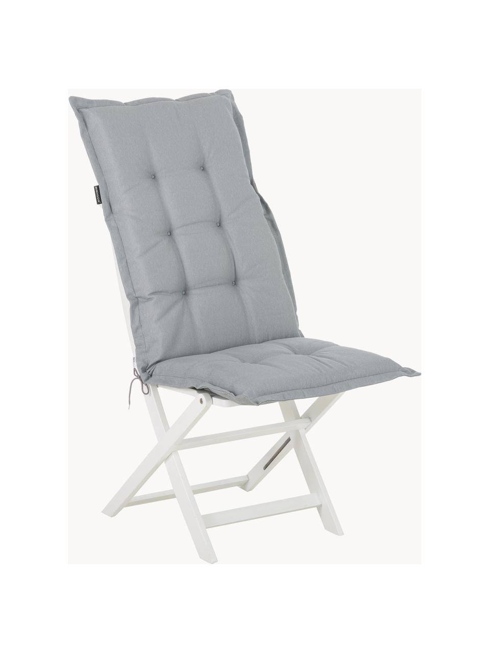 Jednofarebná poduška na stoličku Panama, Svetlosivá, Š 42 x D 120 cm