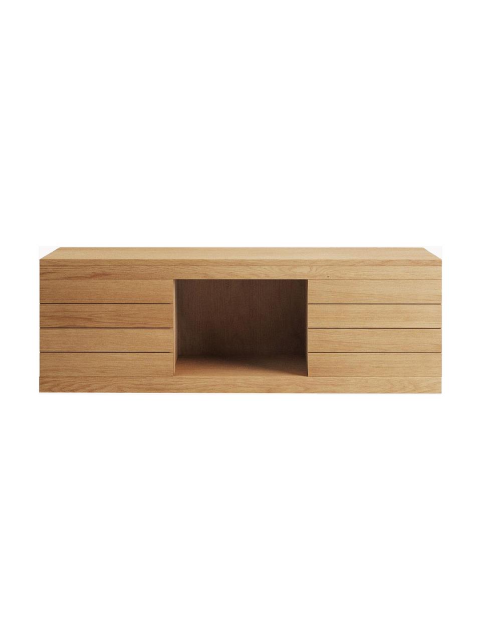Umyvadlová skříňka z teakového dřeva Yenit, Teakové dřevo, Teakové dřevo, Š 120 cm, V 45 cm