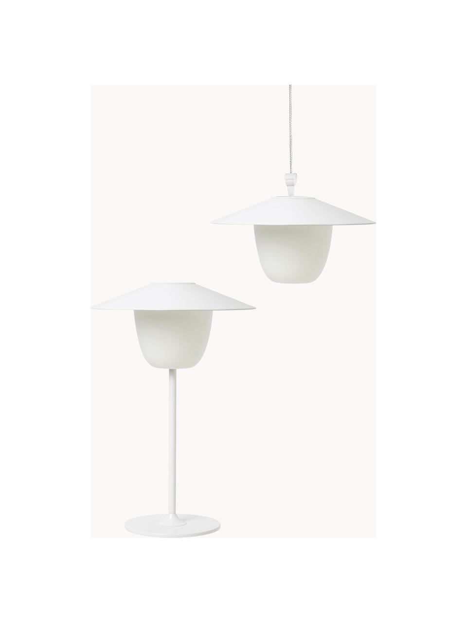 Mobilna lampa zewnętrzna LED Ani, Biały, Ø 22 x W 33 cm