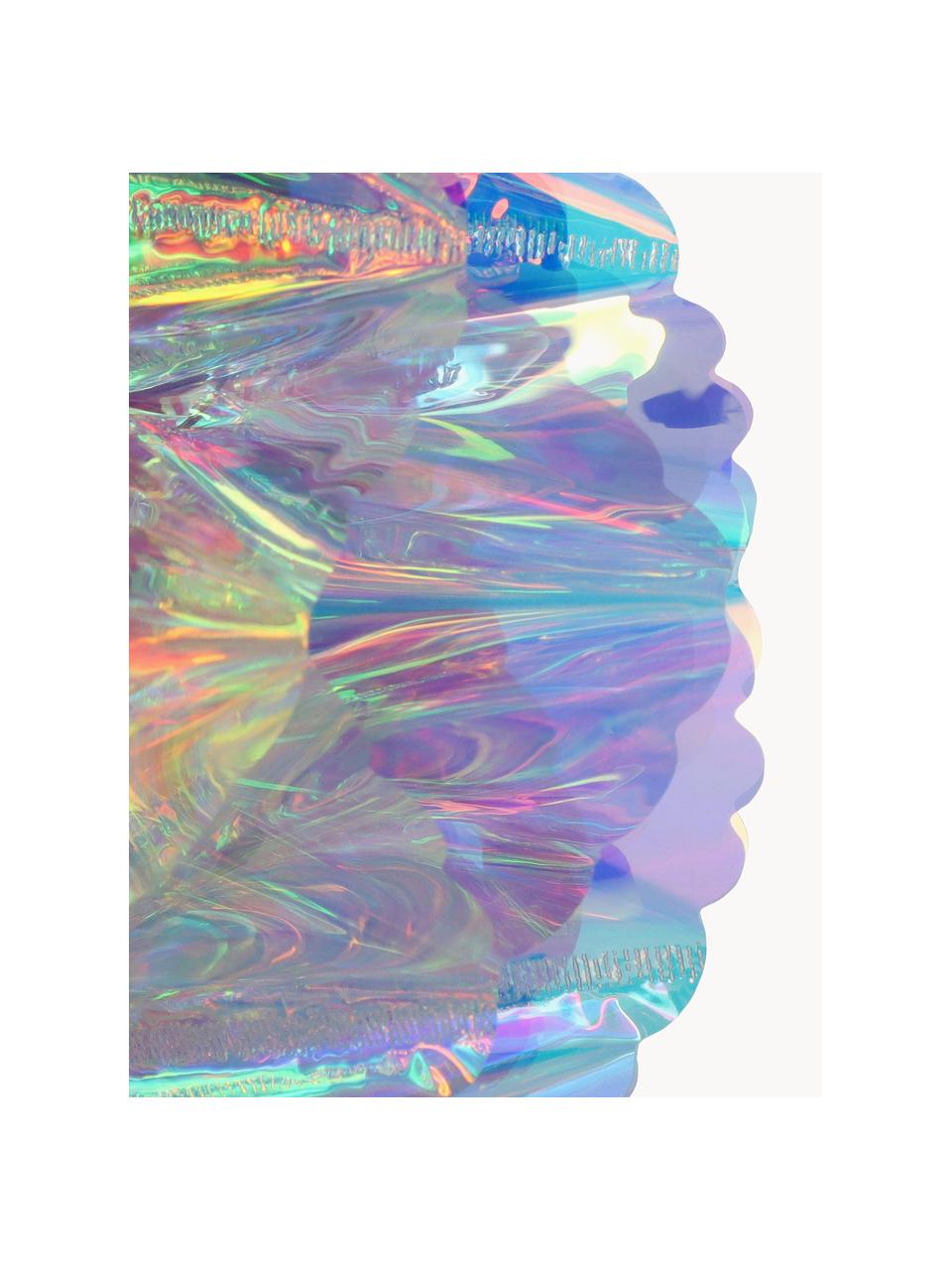 Kerstbal Iridescent, Kunststof, Transparant, iriserend, Ø 20 cm