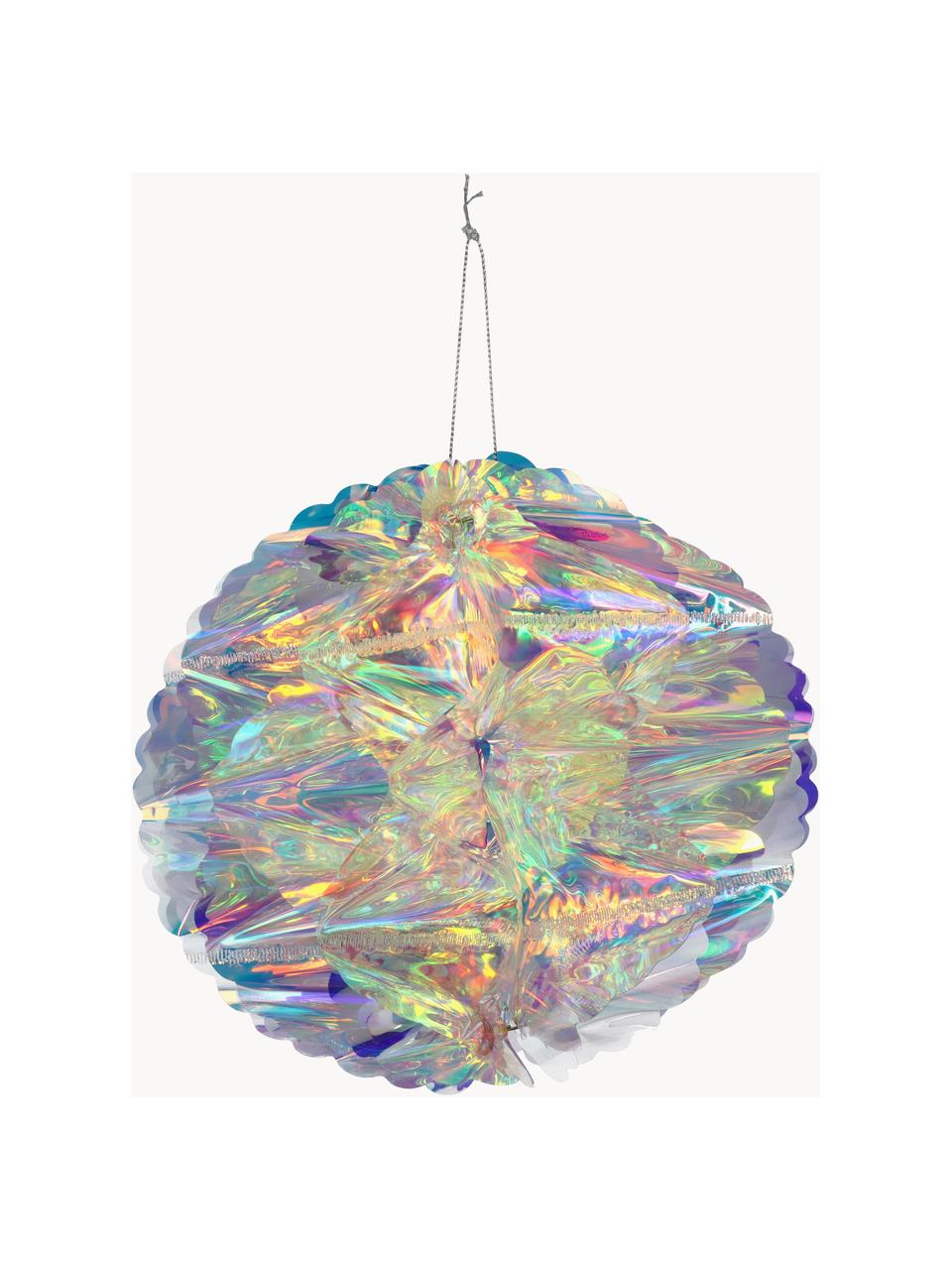 Weihnachtskugel Iridescent, Kunststoff, Transparent, irisierend, Ø 20 cm