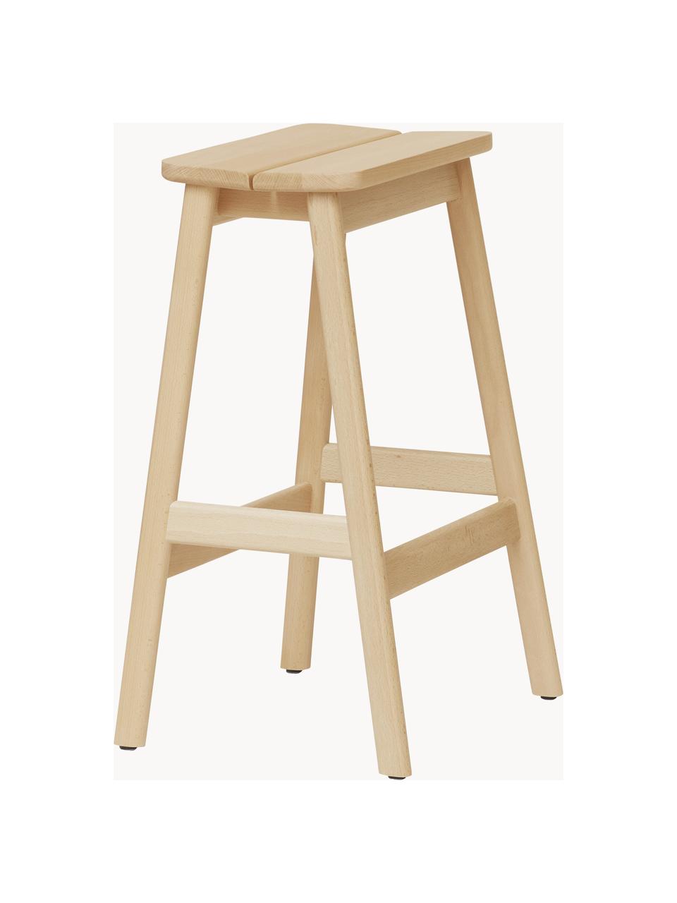 Stolička z bukového dřeva Angle, Bukové dřevo, Bukové dřevo, Š 40 cm, V 65 cm