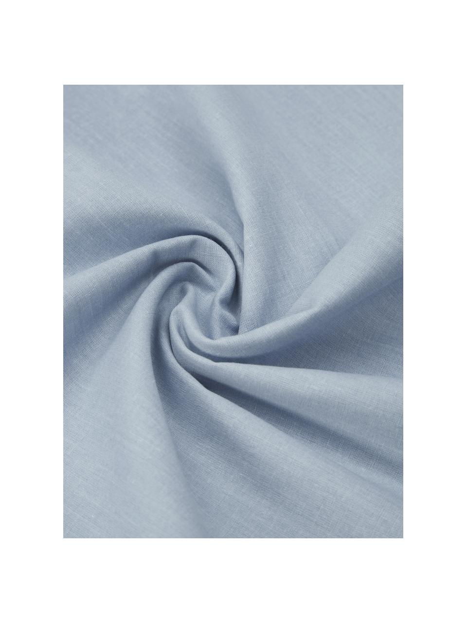 Bavlnené obliečky na vankúš s vypraným efektom Shannon, 2 ks, Modrá, Š 40 x D 80 cm