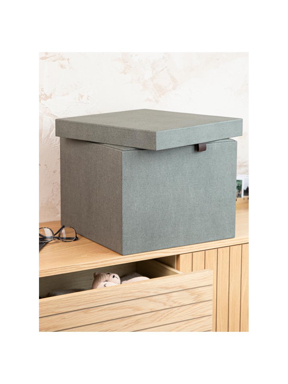 Boîtes de rangement Tristan, 2 élém., Gris, Lot de différentes tailles