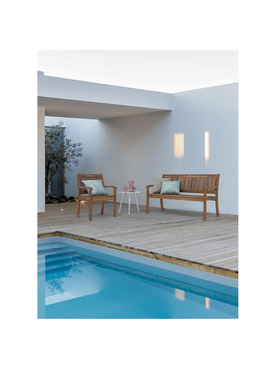 Banco de madera para exterior Noemi, Tablero: madera de acacia aceitada, Acacia, An 158 x Al 88 cm