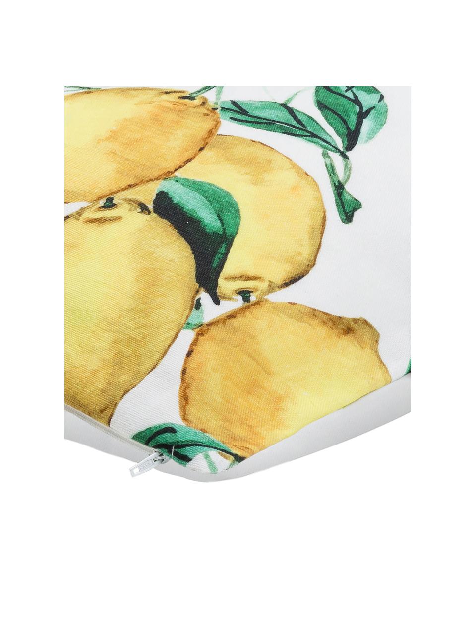 Bavlnený poťah na vankúš Citrus, 100 %  bavlna, Žltá, zelená, biela, Š 40 x D 40 cm