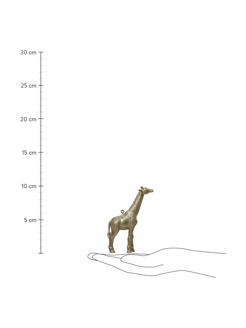 Komplet ozdób choinkowych odpornych na stłuczenia Safari, 3 elem., Odcienie złotego, S 10 x W 6 cm