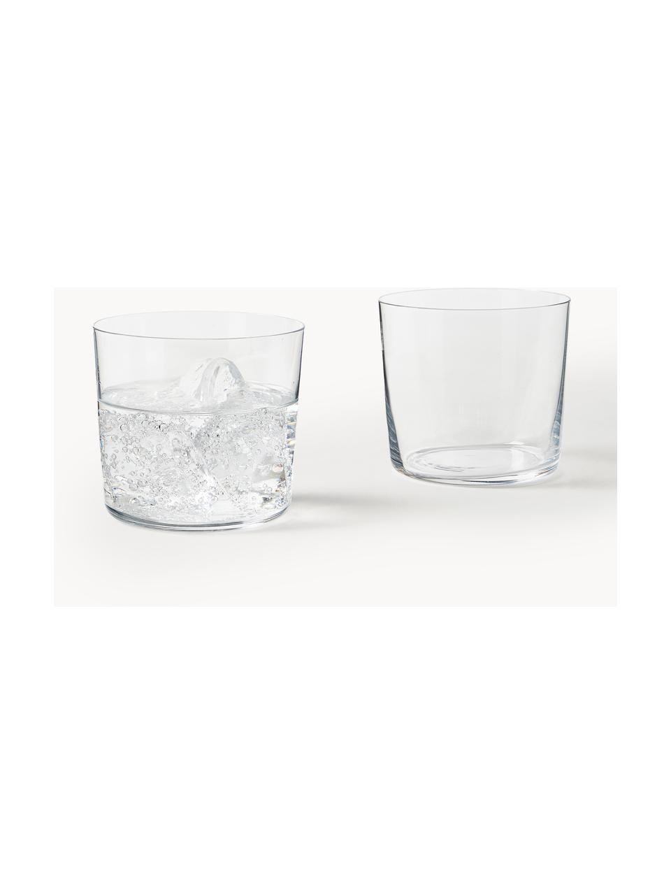 Szklanka ze szkła Gio, 6 szt., Szkło, Transparentny, Ø 8 x W 7 cm, 310 ml