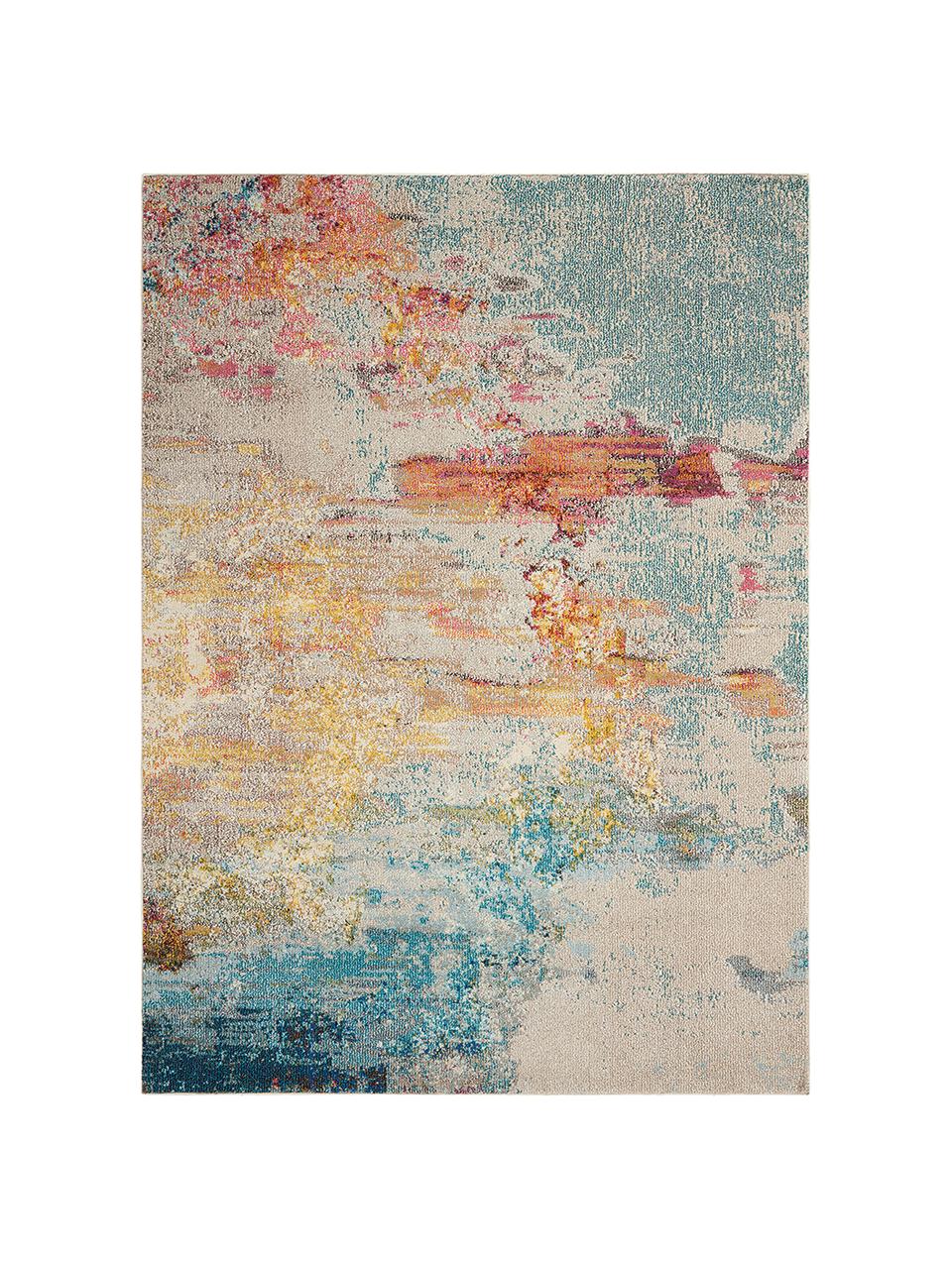 Tappeto di design multicolore Celestial, Retro: juta, Multicolore, Larg.160 x Lung. 220 cm  (taglia M)