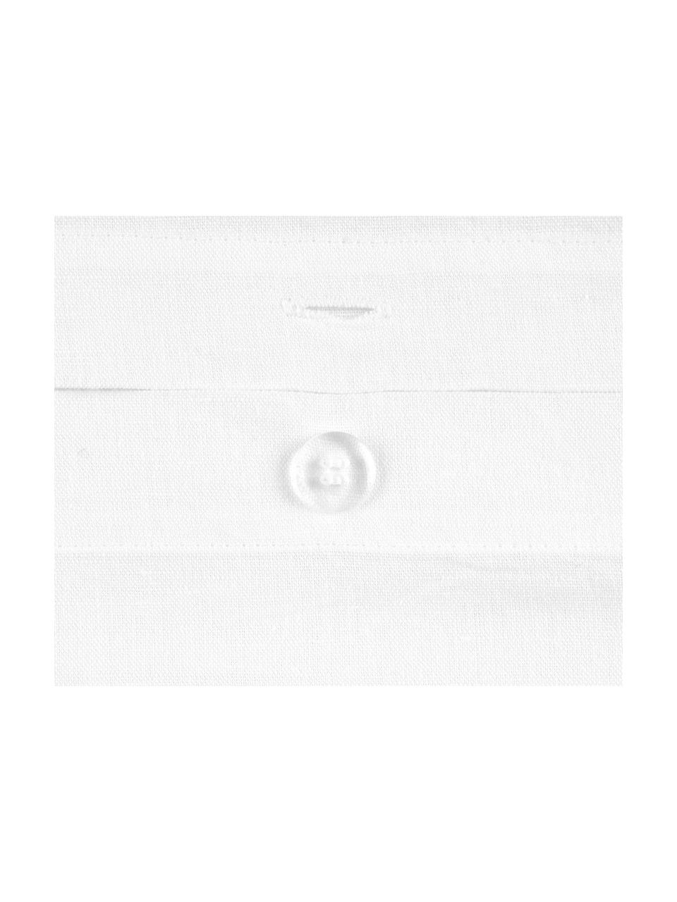 Poszewka na poduszkę z lnu Indica, 2 szt., Biały, S 40 x D 80 cm