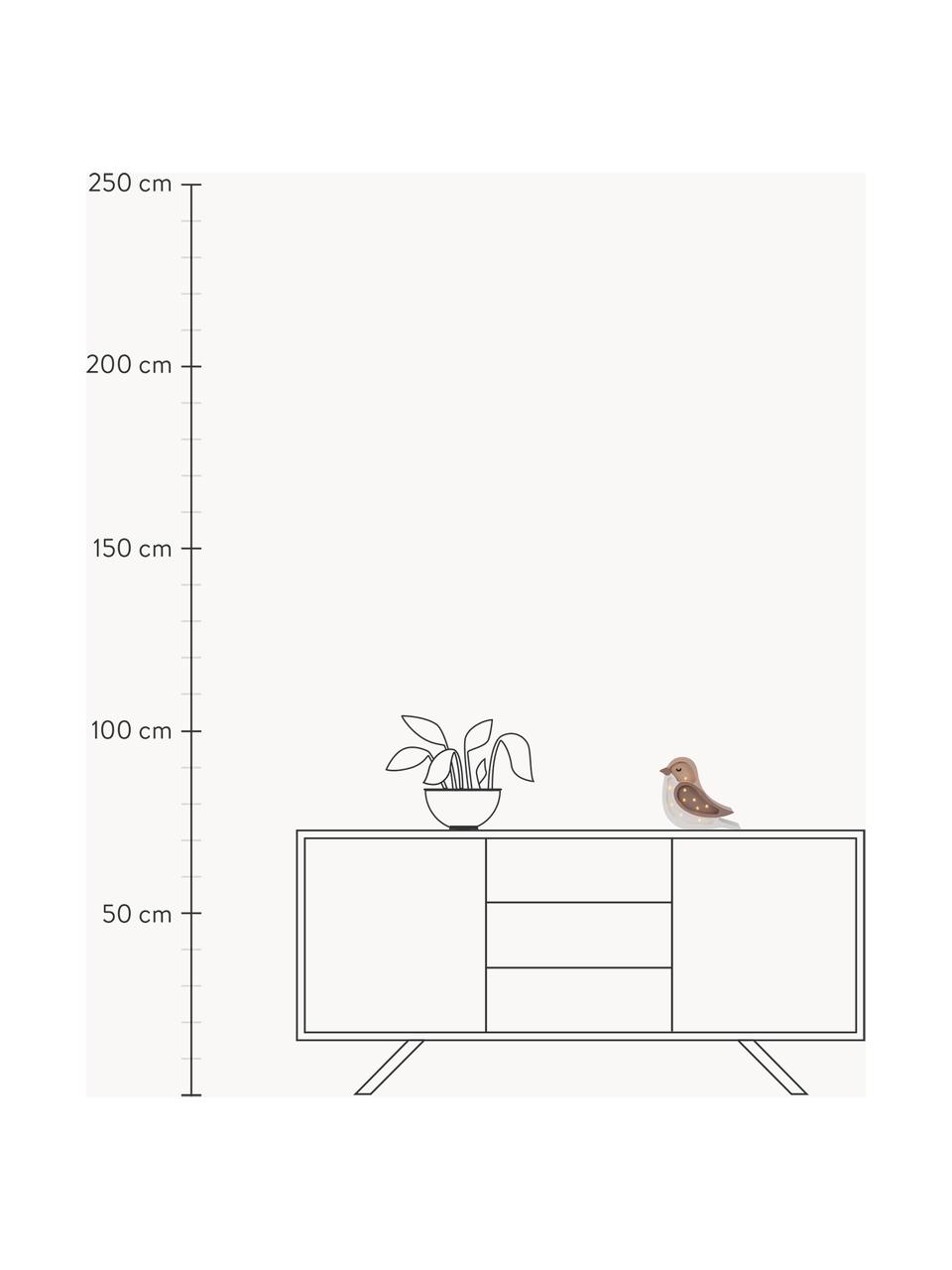 Lampada a LED per cameretta dei bambini fatta a mano con funzione timer e telecomando Bird Mini, luce regolabile, Legno di pino laccato

Questo prodotto è realizzato con legno di provenienza sostenibile e certificato FSC®., Tortora, beige, bianco, Larg. 18 x Alt. 20 cm