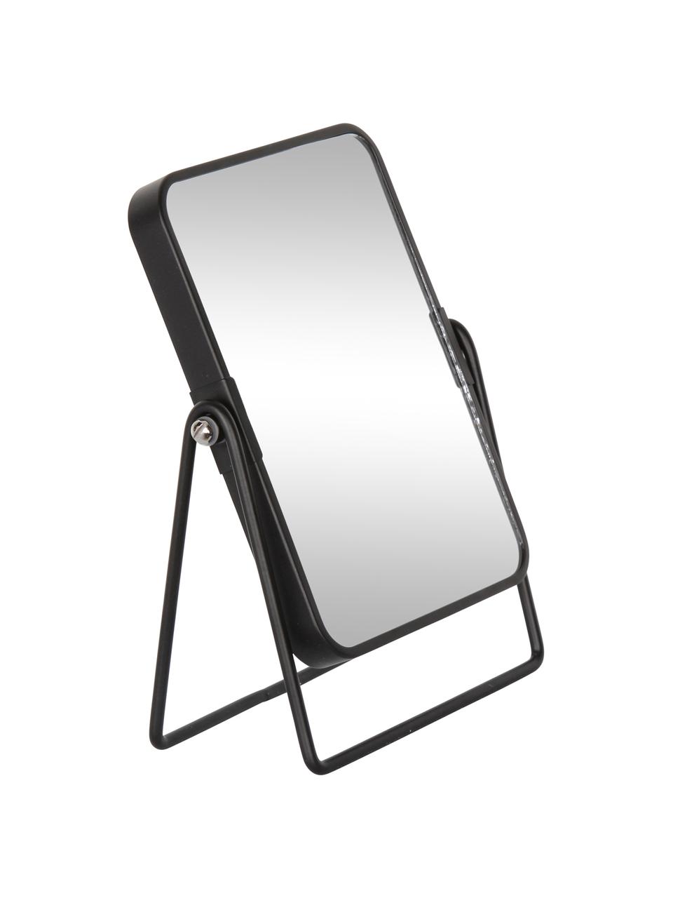 Kosmetické zrcadlo Doppio, Černá, zrcadlové sklo