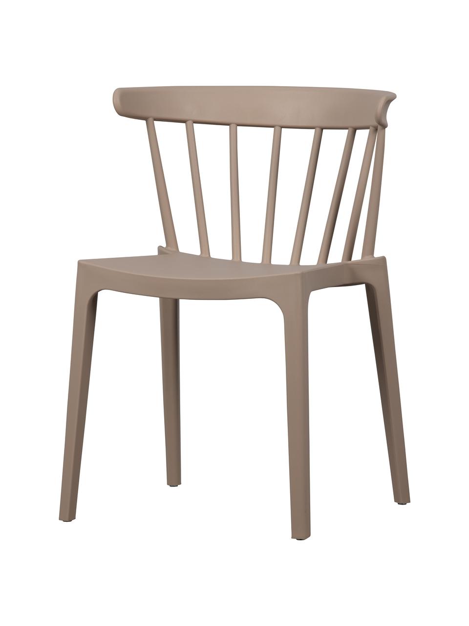 Stohovatelná zahradní židle Bliss, Polypropylen, Taupe, Š 52 cm, H 53 cm