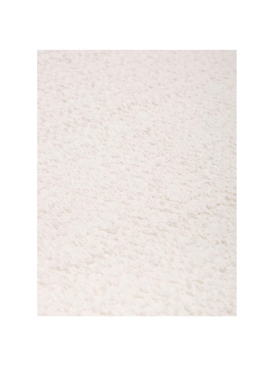 Tapis fin en coton tissé main Agneta, 100 % coton, Blanc crème, larg. 200 x long. 300 cm (taille L)