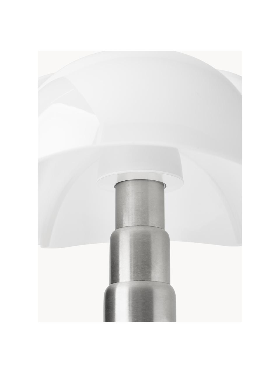 Lámpara de mesa grande LED regualble Pipistrello, altura regulable, Estructura: metal, latón pintado, Dorado mate, Ø 40 x Al 50-62 cm