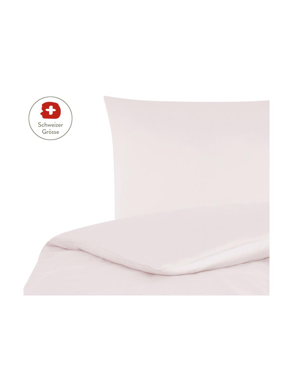 Baumwollsatin-Bettdeckenbezug Comfort in Rosa, Webart: Satin, leicht glänzend Fa, Rosa, B 200 x L 210 cm