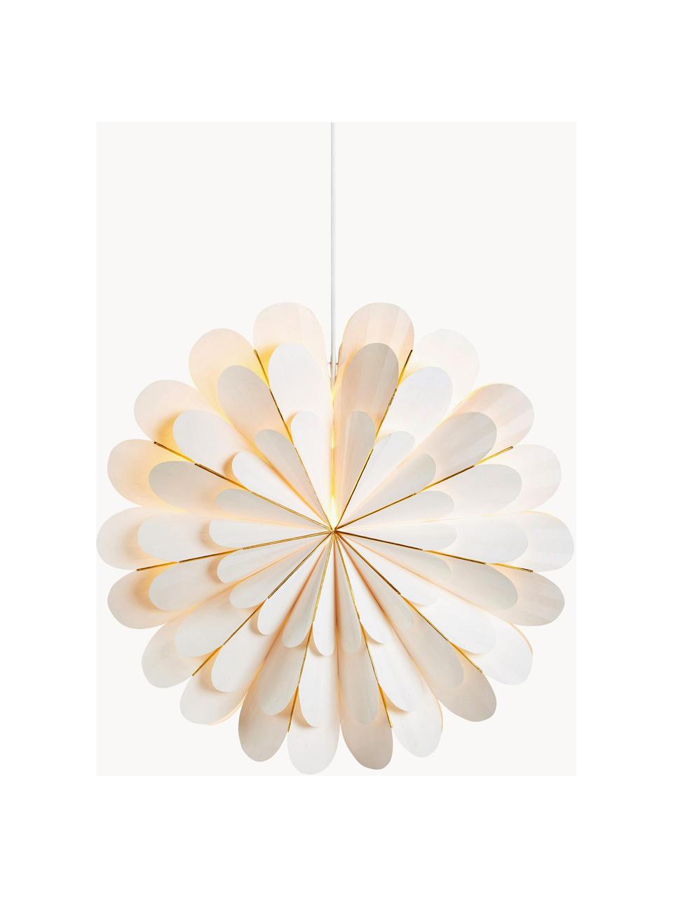 Handgemaakte lichtster Marigold, Gebroken wit, Ø 60 cm