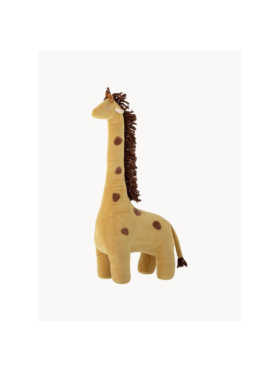 Hračka v tvare žirafy Ibber, Okrová, Š 20 x D 46 cm