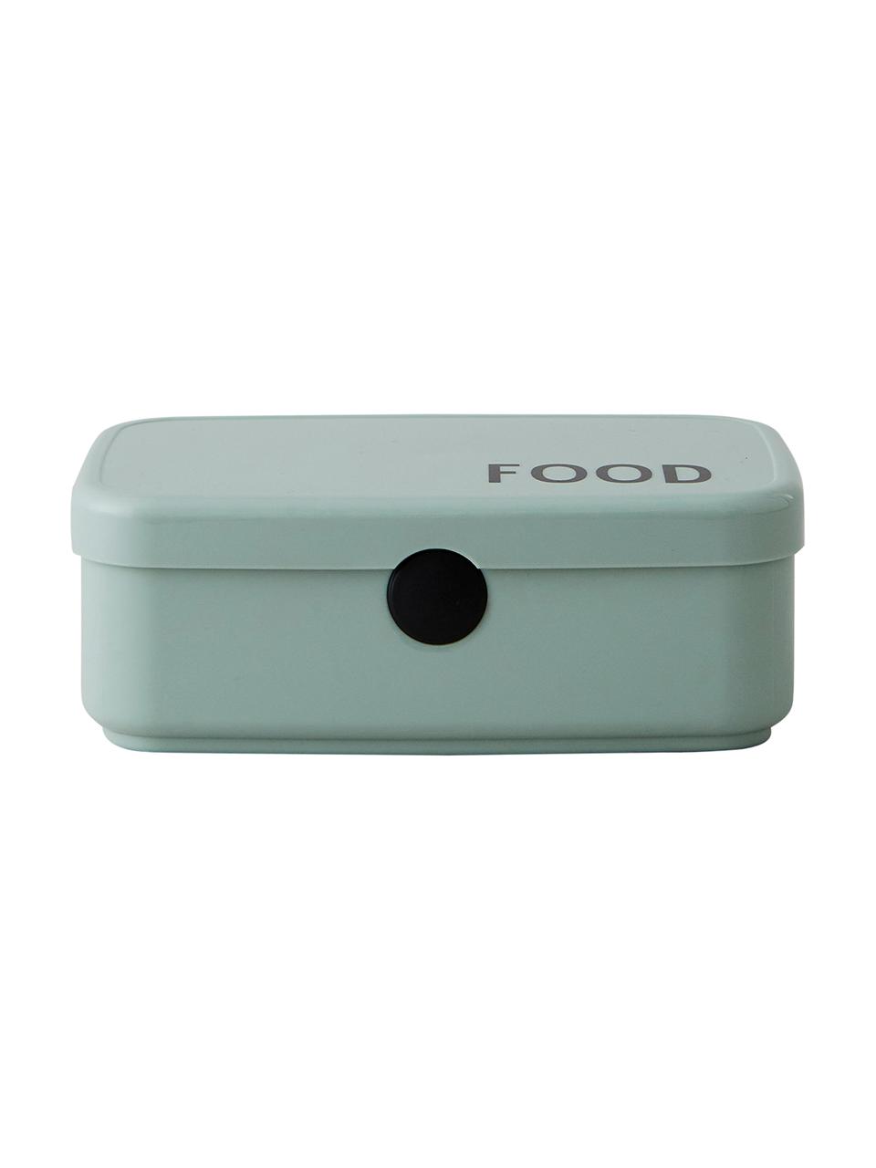 Pudełko na lunch Food, Nowoczesne tworzywo TRITAN (tworzywo sztuczne, bez BPA), Zielony, S 18 x W 6 cm