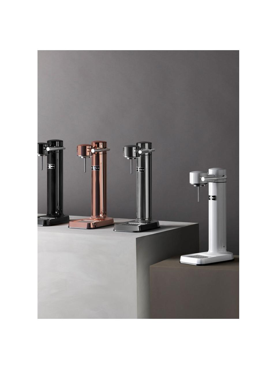 Set gasatore acqua Carbonator 3 pz, Rosa con finitura metallizzata, Set in varie misure