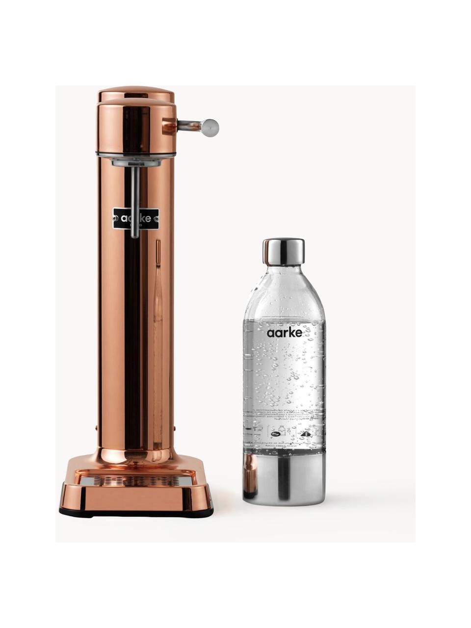 Set gasatore acqua Carbonator 3 pz, Rosa con finitura metallizzata, Set in varie misure