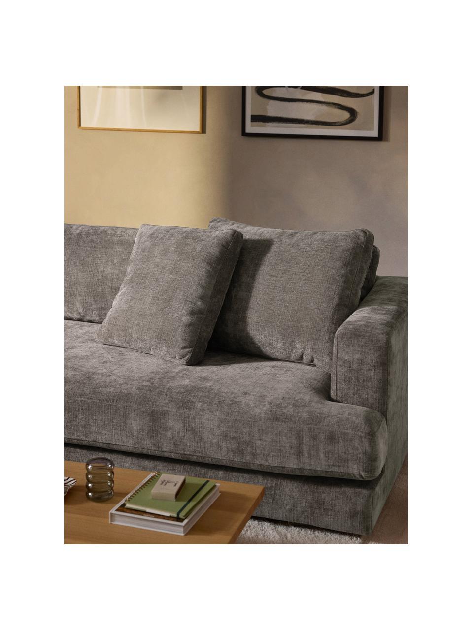 Sofa-Kissen Tribeca, Hülle: 100 % Polyester, Webstoff Taupe, B 50 x L 50 cm