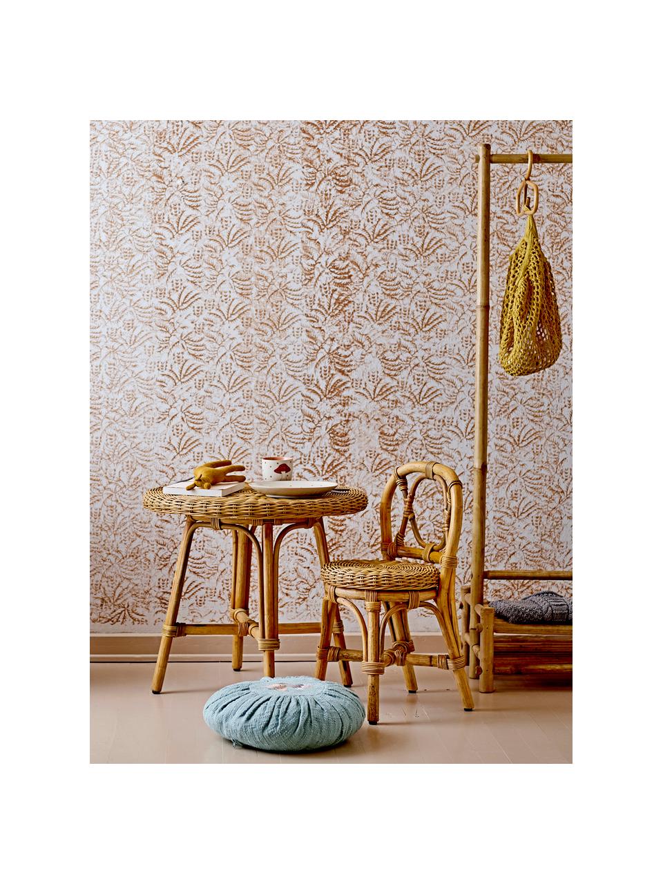 Kleerhanger Aranya van rotan, 4 stuks, Rotan, Licht hout, B 30 x H 17 cm