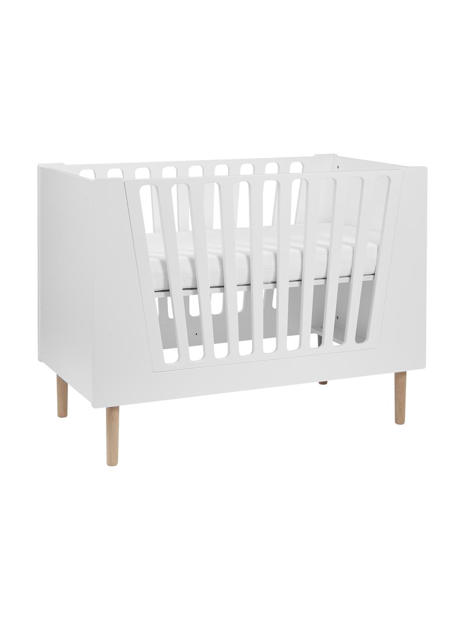 Babybett Sleep Tight, Füße: Holz, Weiß, 125 x 92 cm