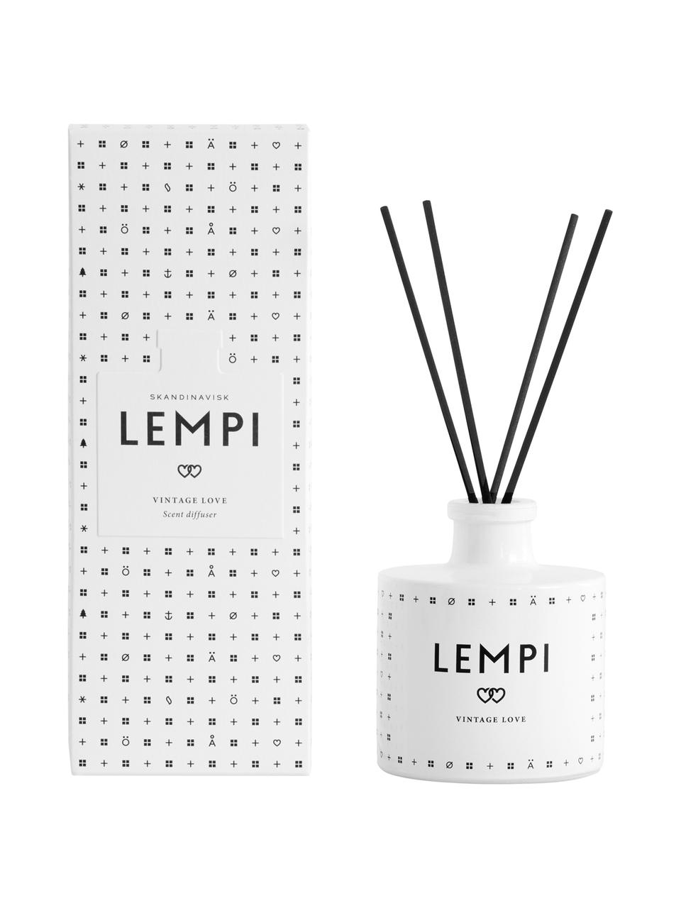 Diffuser Lempi (roos), Wit, Ø 8 x H 11 cm