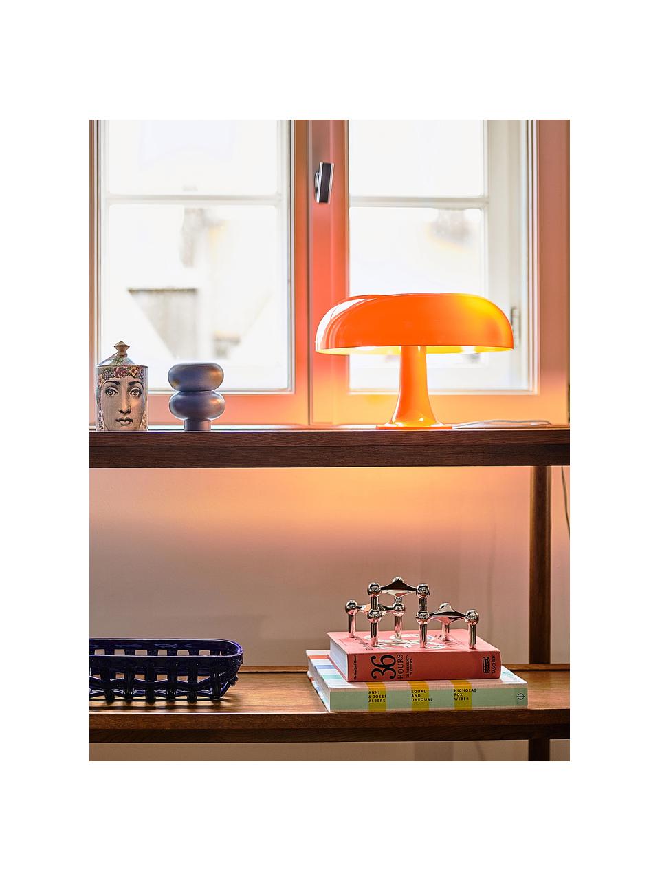 Stolní lampa Nessino, Oranžová, Ø 32 cm, V 22 cm