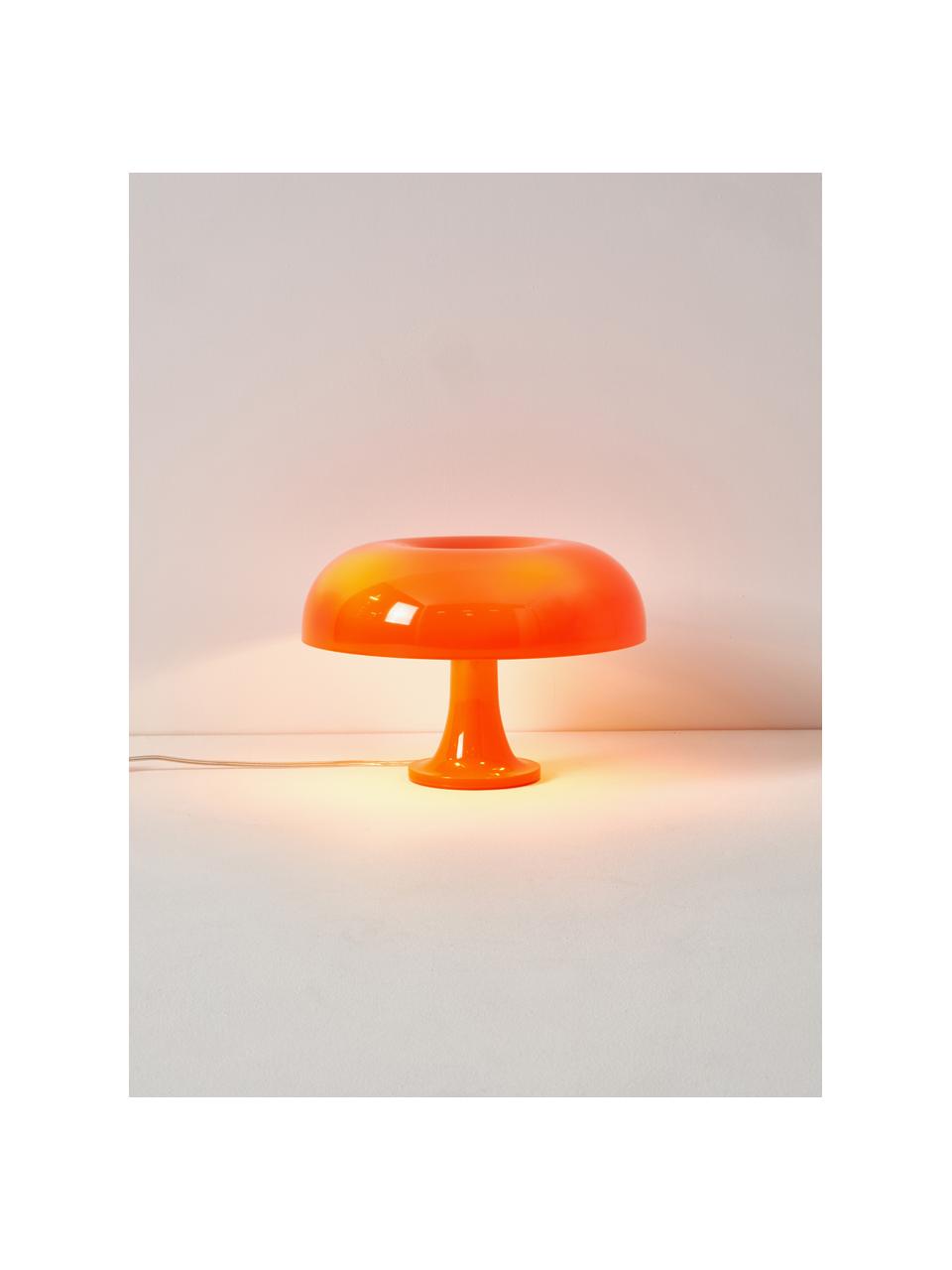 Tafellamp Nessino, Lamp: polycarbonaat, Oranje, Ø 32 x H 22 cm