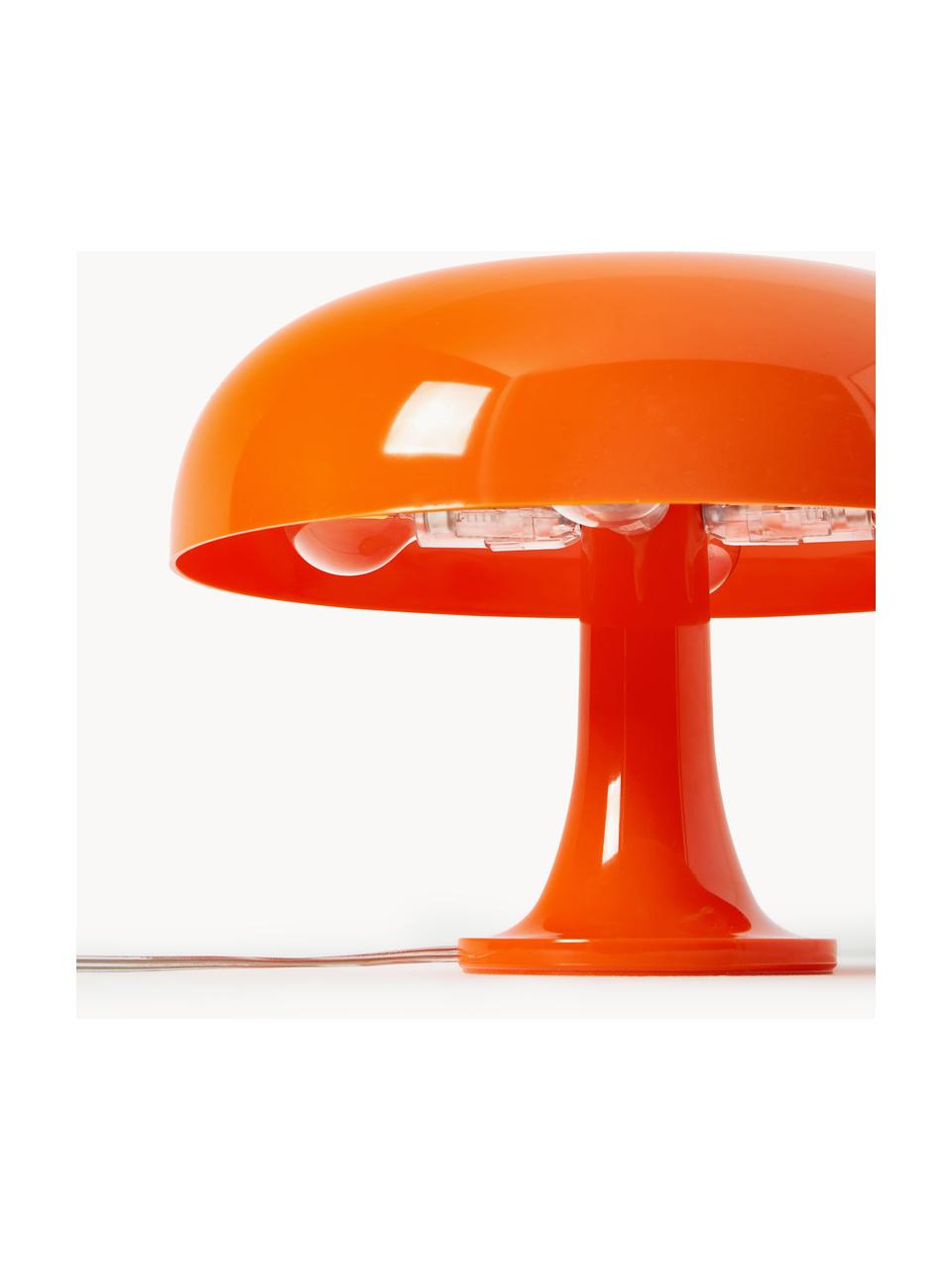 Tafellamp Nessino, Lamp: polycarbonaat, Oranje, Ø 32 x H 22 cm