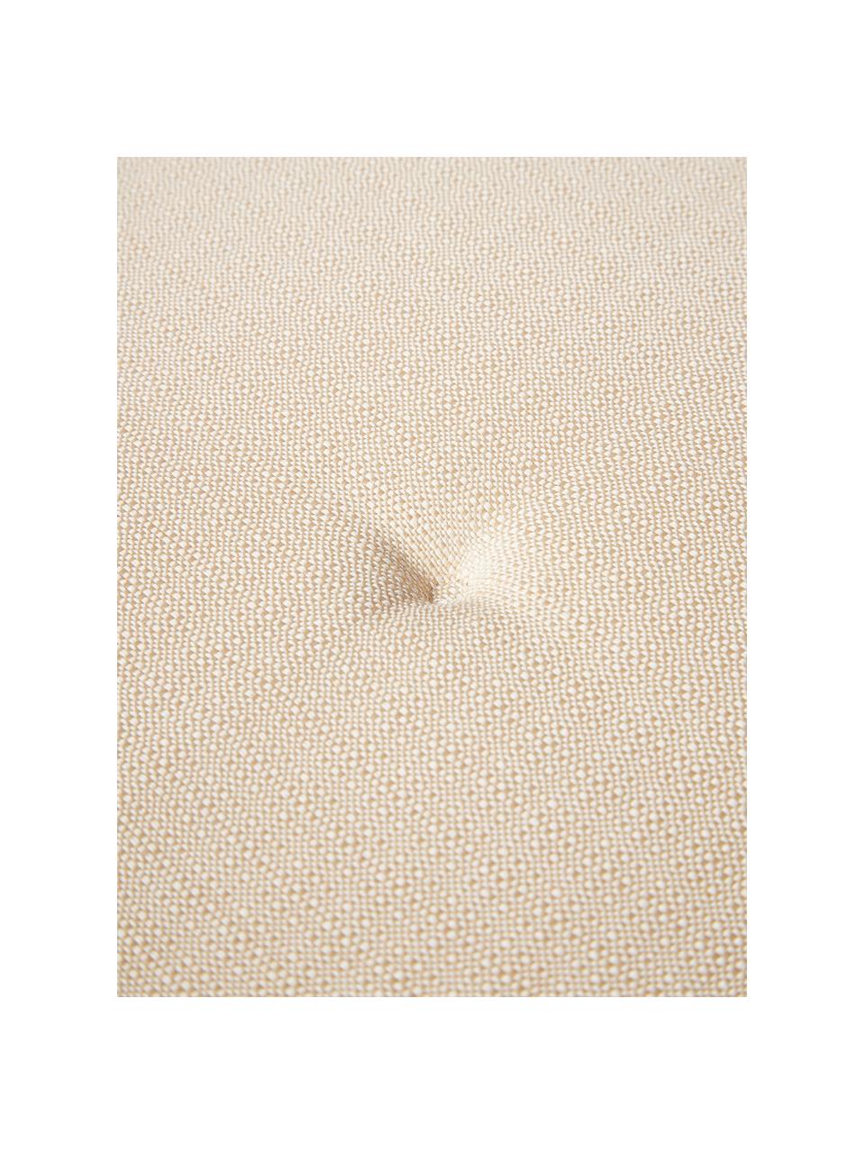 Cojín de banco Ortun, Tapizado: 100% polipropileno, Beige claro, An 48 x L 150 cm