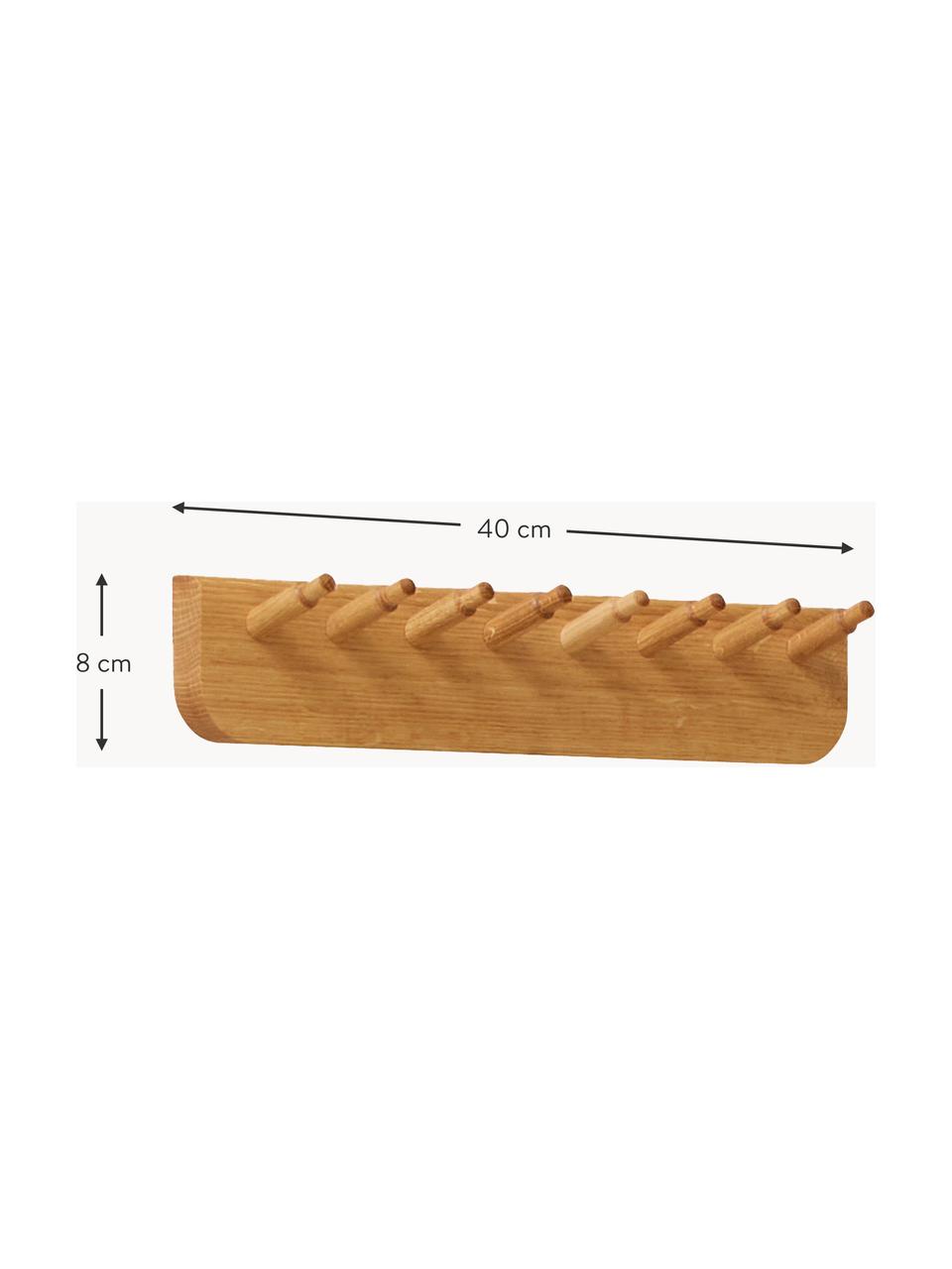 Garderobenleiste Echo aus Eichenholz, B 40 cm, Eichenholz, Eichenholz, B 40 cm