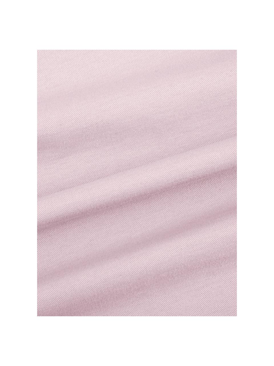 Housse de coussin rectangulaire coton rose Mads, Rose