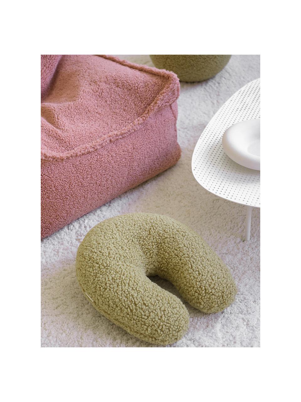 Coussin en peluche U Arch, Vert clair, larg. 38 x long. 42 cm