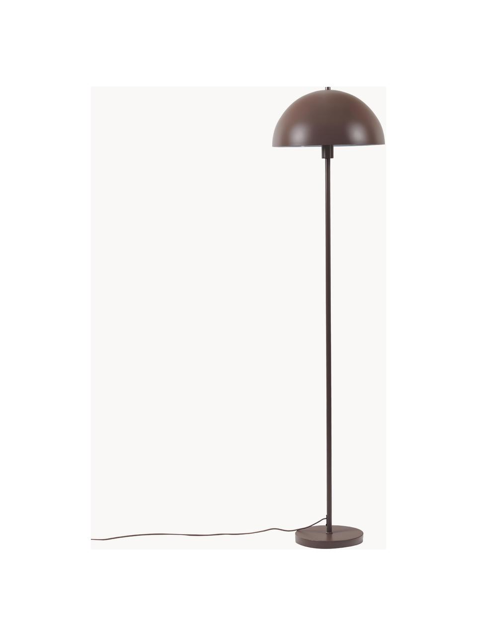 Stojací lampa Matilda, Hnědá, Ø 40 cm, V 164 cm