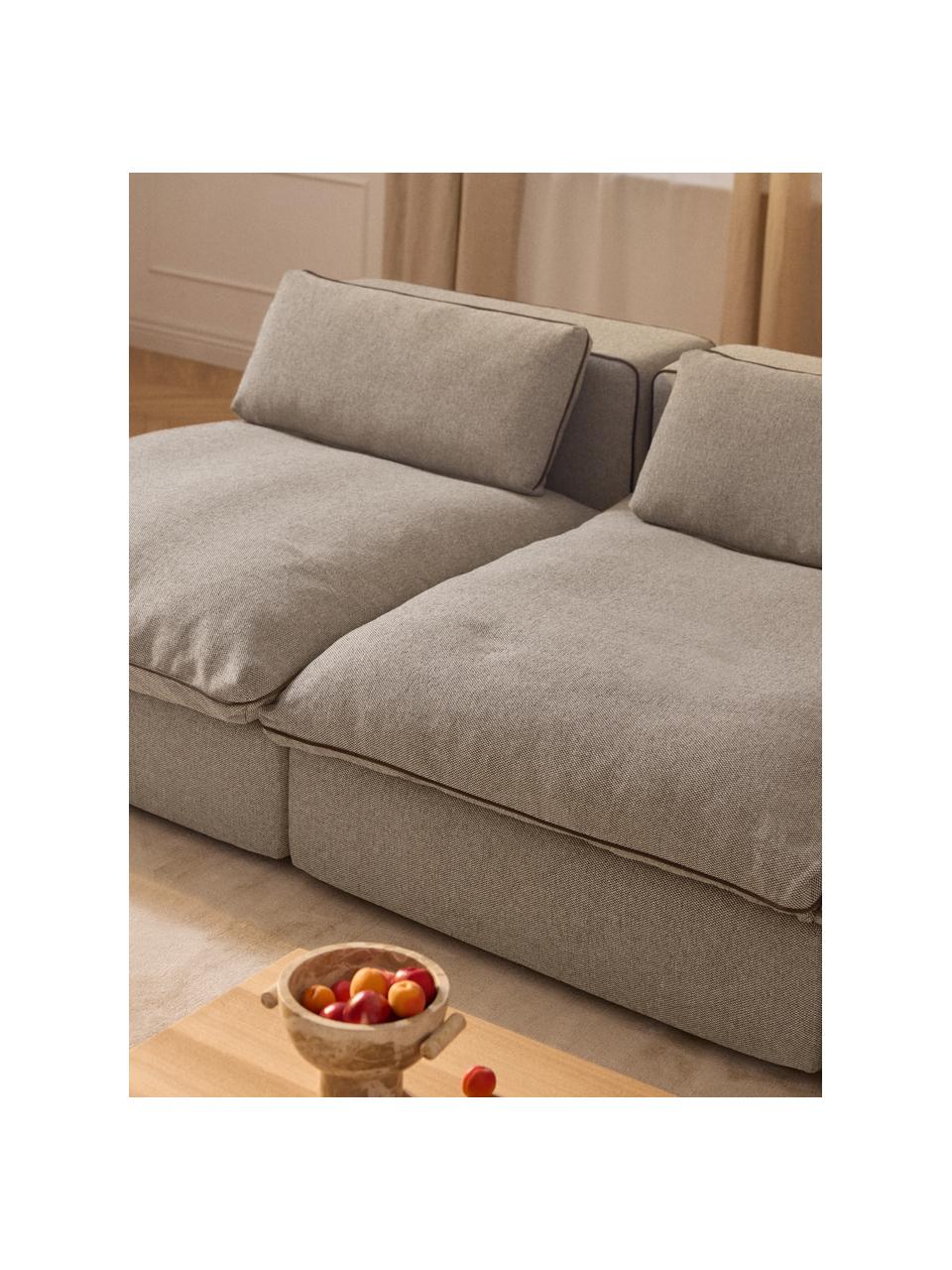 Sofa-Kissen Felix, Hülle: 100 % Polyester, Greige, B 40 x L 80 cm