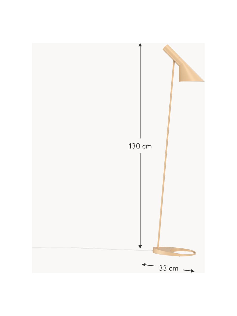 Kleine Leselampe AJ, Hellbeige, H 130 cm