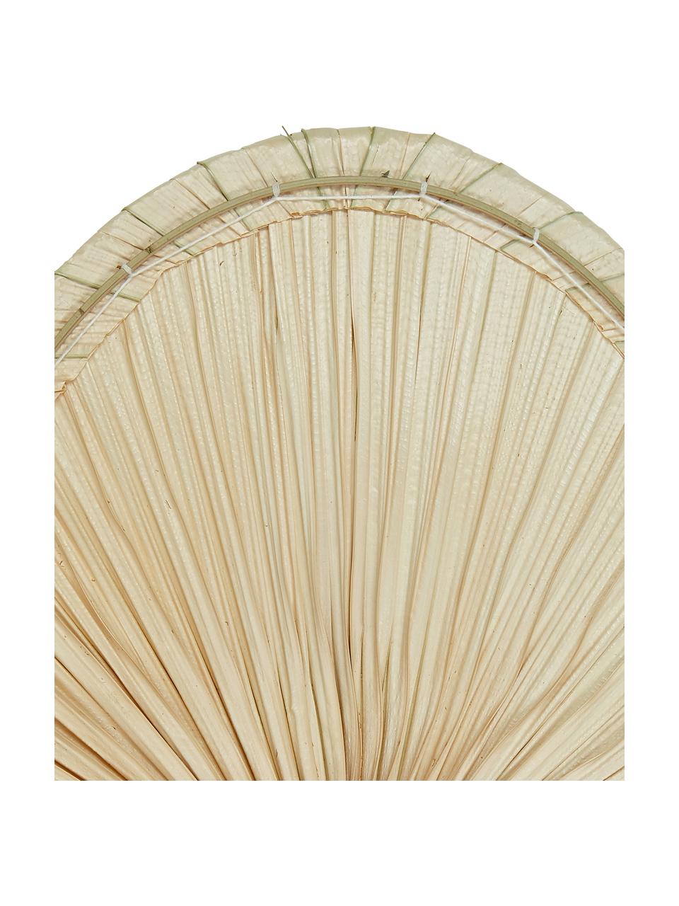 Wandobject Seam van palmvezels, Palmboomvezels, Lichtbruin, B 29 x H 37 cm
