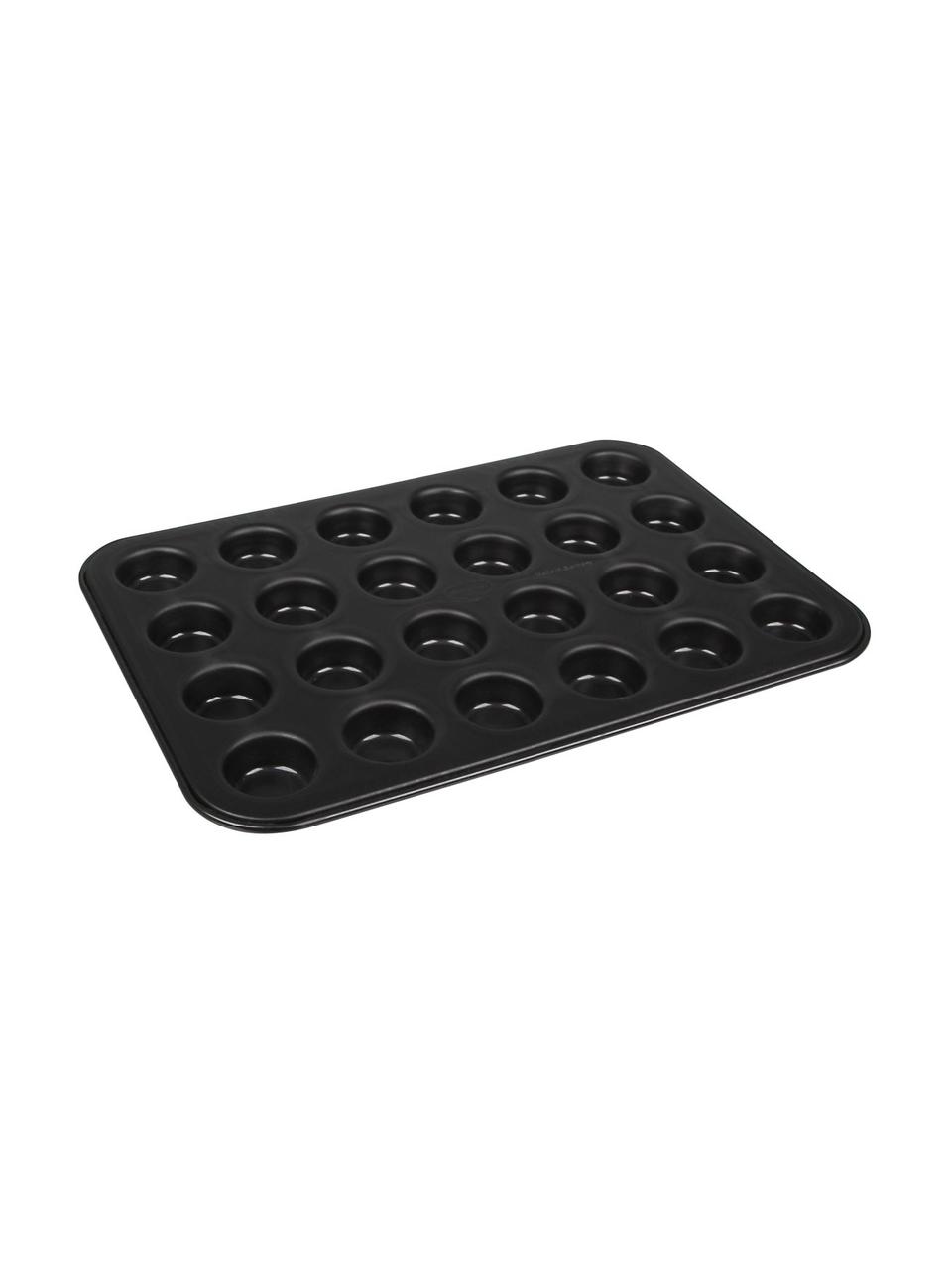 Forma na muffiny s nepřilnavou vrstvou Western, Ocel s nepřilnavou vrstvou, Černá, Š 39 cm, H 27 cm