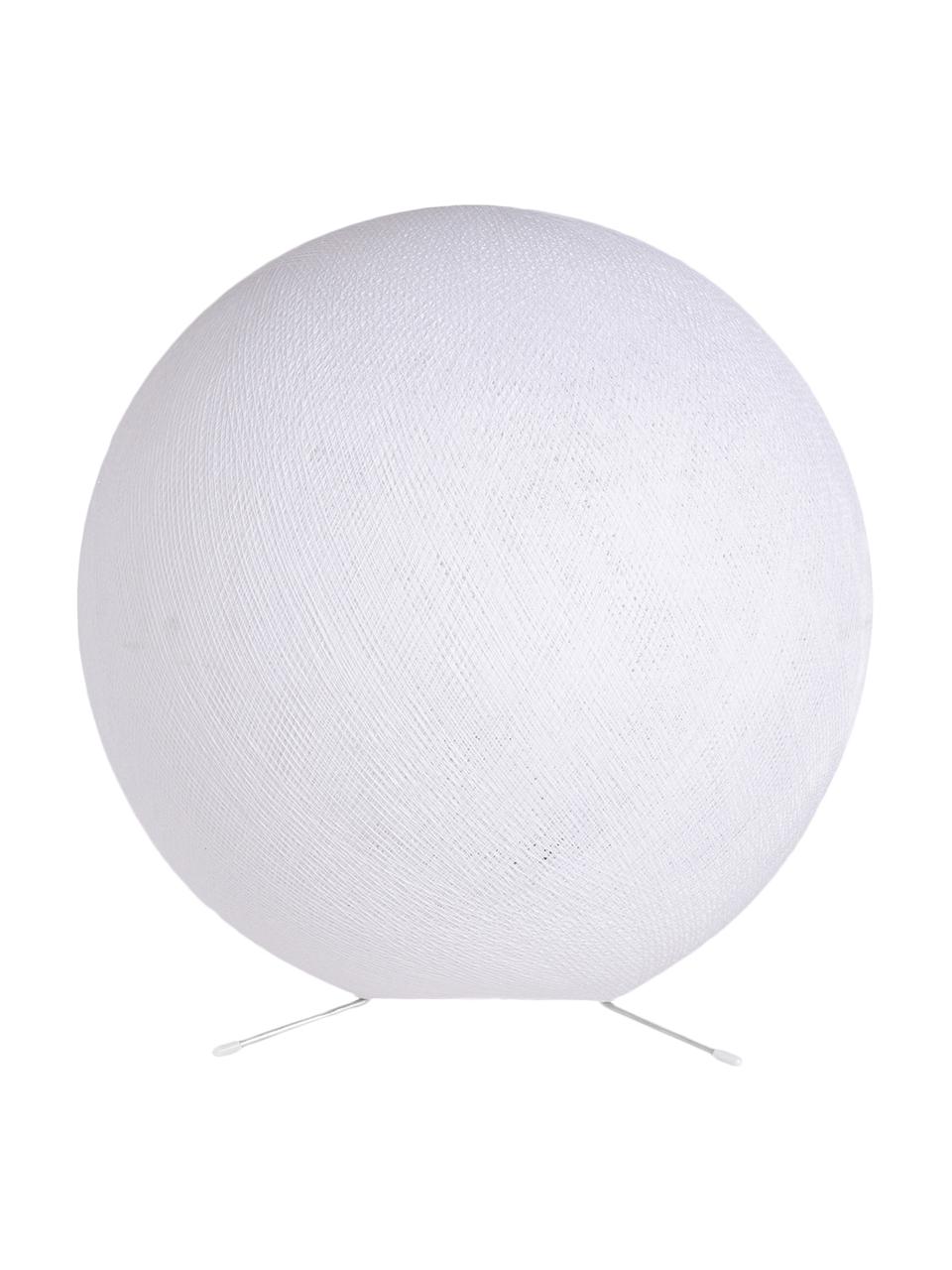 Lámpara de mesa Colorain, Pantalla: poliéster, Cable: plástico, Blanco, Ø 36 cm