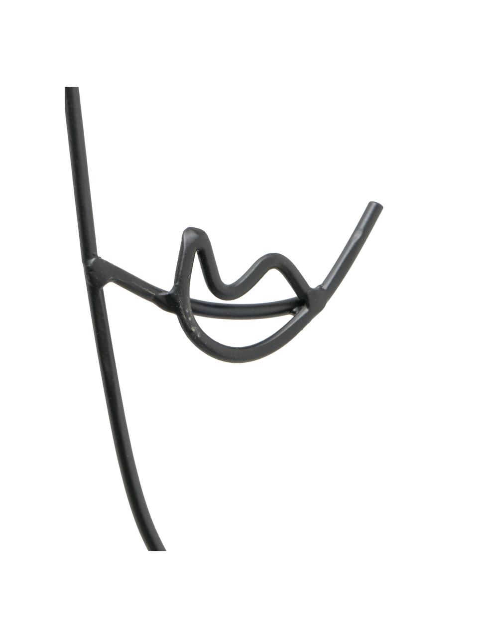 Wandobjectenset Pica, 2-delig, Gelakt metaal, Zwart, B 49 cm x H 69 cm